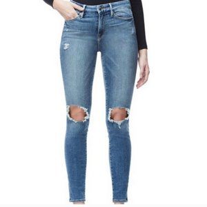 Good American Good Legs Distressed High Rise Jeans
